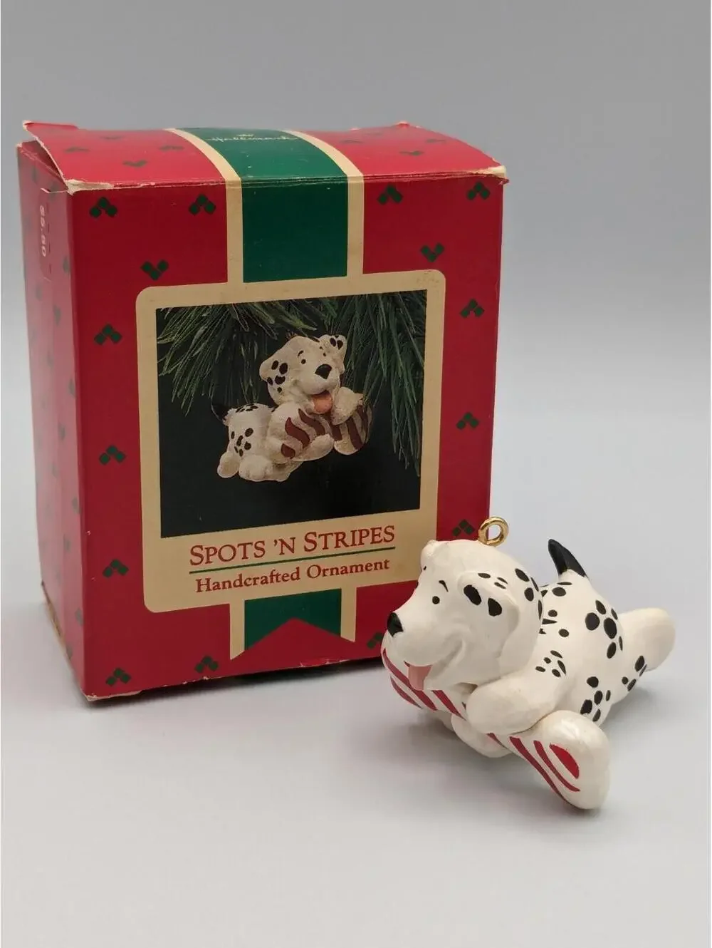 Hallmark Keepsake Spots 'N Stripes 1987, Vintage Christmas Ornament